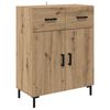 vidaXL Highboard z szufladą Dąb rzemieślniczy 69,5 x 34 x 180 cm