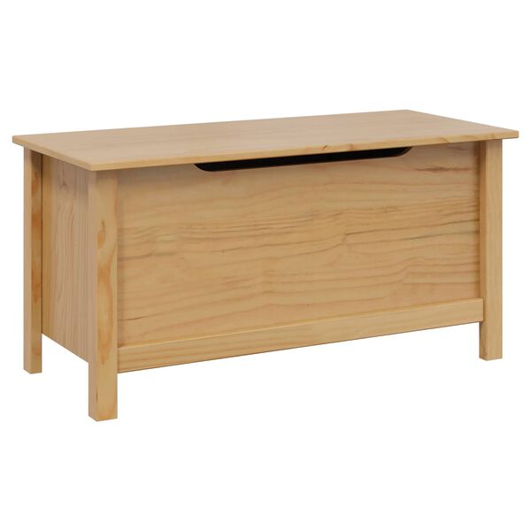 vidaXL Skrzynia do przechowywania Hill Miodowy brąz 90 x 40 x 45 cm