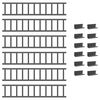 vidaXL Str&oacute;ż śniegu na dachu Antracyt 600 x 2,5 x 20 cm Stal
