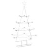 vidaXL Metalowe drzewko bożonarodzeniowe z podstawą KUOPIO 140 cm Stal