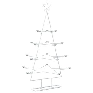 vidaXL Metalowe drzewko bożonarodzeniowe z podstawą KUOPIO 140 cm Stal