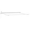 vidaXL Rama markizy Ze LED Lights Biały 400 &times; 300 cm Aluminium
