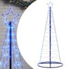 vidaXL Choinka LED 200 LED Niebieski 180 cm