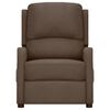 vidaXL Podnoszony fotel masujący, kolor taupe, tkanina