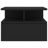 vidaXL Wisząca szafka nocna, czarna, 40x31x27 cm