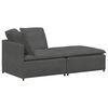 vidaXL Sofa modułowa z podn&oacute;żkiem i poduszkami Tkanina sztruksowa