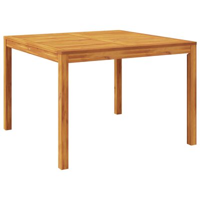 vidaXL Ogrodowy stół jadalniany, 110x110x75 cm, lite drewno akacjowe