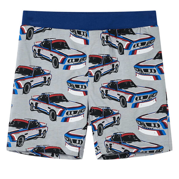 Piżama dziecięca z krótkimi rękawami, szara, 92