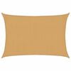 vidaXL Żagiel przeciwsłoneczny, 160 g/m&sup2;, piaskowy, 2x2,5 m, HDPE