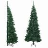 vidaXL Sztuczne choinki PVC, Steel Green