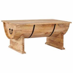 vidaXL Stolik kawowy, lite drewno mango, 88 x 50 x 40 cm