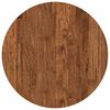 vidaXL Blat stołu &Oslash; 50 x 4 cm Okrągły Dąb lite Jasny Brąz