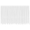 vidaXL Firanka Koronkowa z zasłonami Biały 140 x 400 cm Poliester