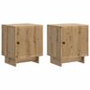 vidaXL Szafka Nocna 2 pcs Dąb artisan 43 x 34,5 x 50 cm