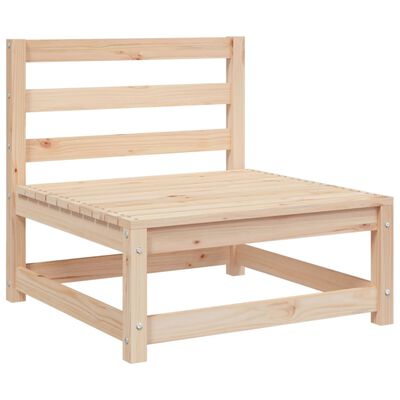 vidaXL Sofa ogrodowa z podnóżkiem, 2-osobowa, lite drewno sosnowe