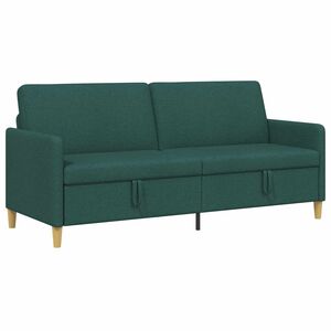 vidaXL Sofa z miejscem do przechowywania Ciemnozielony
