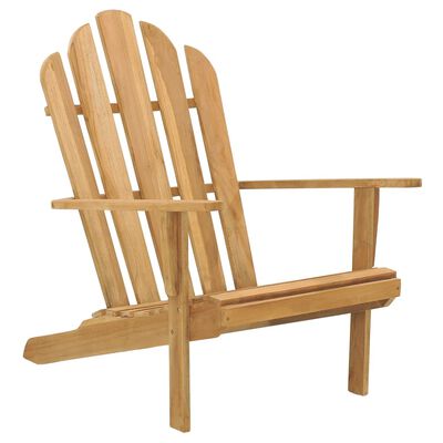 vidaXL Krzesło Adirondack, lite drewno tekowe
