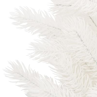 vidaXL Sztuczna choinka z realistycznymi igłami, biała, 65 cm