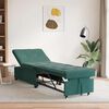 vidaXL Sofa Bed Ciemna zieleń 194 x 67 x 82 cm Aksamit