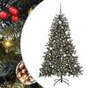 vidaXL Sztuczna choinka Zielony 180 cm PVC, plastik i stal
