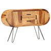 vidaXL Szafka, 118 x 28 x 75 cm, lite drewno akacjowe