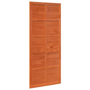vidaXL Drzwi do stodoły 90 x 2,5 x 208 cm Lite drewno sosnowe