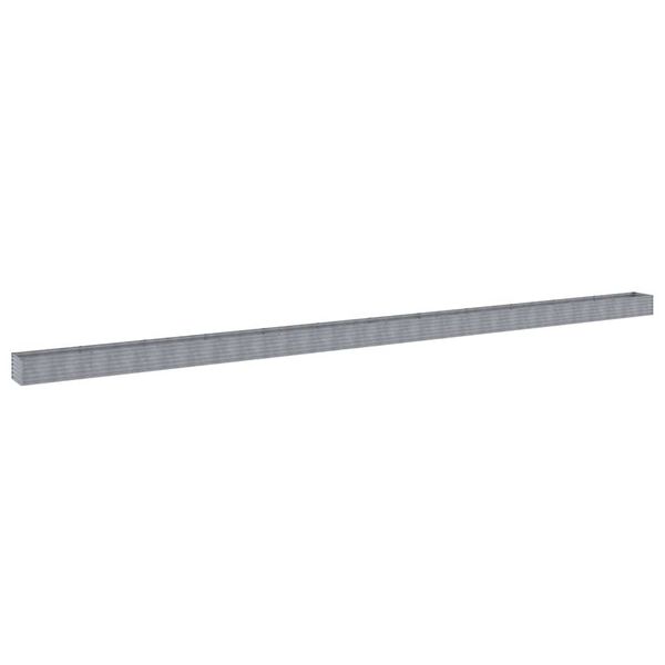 vidaXL Podwyższona donica, 1152x50x36 cm, stal kortenowska