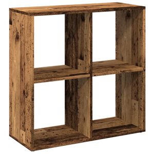 vidaXL Regał przegroda, stare drewno, 69,5x29x69,5 cm