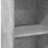 vidaXL Wysoka szafka, szarość betonu, 50x41x124 cm