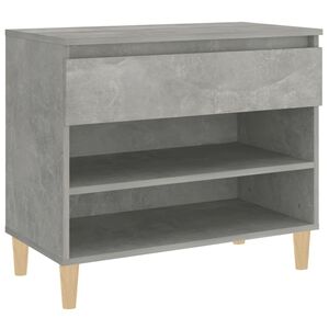 vidaXL Szafka na buty, szarość betonu, 70x36x60 cm