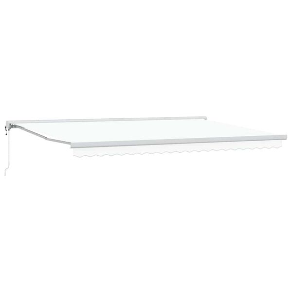 vidaXL Markiza Biały 350 x 250 x 165 cm Poliester i aluminium