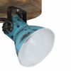 vidaXL Lampa sufitowa, 25 W, postarzany niebieski, 35x35x25 cm, E27