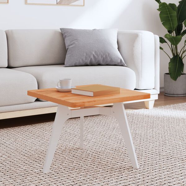 vidaXL Blat stołu, 50x50x2,5 cm, kwadratowy, lite drewno bukowe