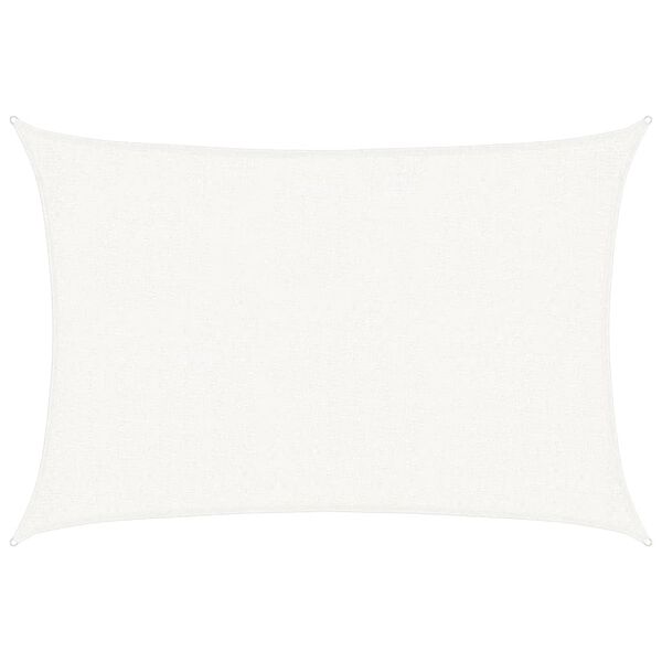vidaXL Żagiel przeciwsłoneczny, 160 g/m&sup2;, biały, 2x3 m, HDPE
