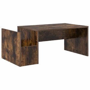 vidaXL Stolik kawowy Dąb wędzony 90 x 45 x 35 cm