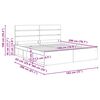 vidaXL Ramka ł&oacute;żka Betonowy 180 x 200 cm Lite drewno sosnowe