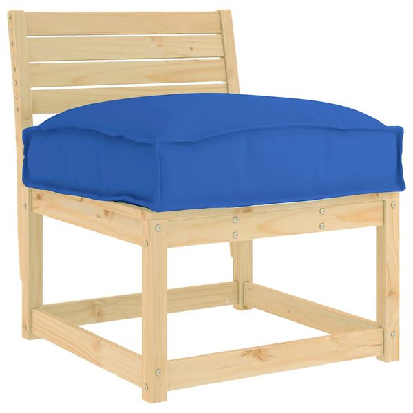 vidaXL Poduszka Niebieski kr&oacute;lewski 60 x 40 x 8 cm Materiał Oxford