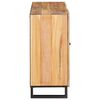 vidaXL Highboard z drzwiami Brązowy 90 x 33 x 75 cm Drewno z mango