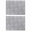 vidaXL Stopień 2 szt. 40 x 30 cm Srebrny Aluminium Prostokątny