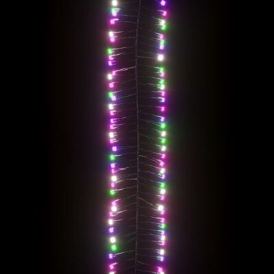 vidaXL Sznur lampek LED, 2000 kolorowych, pastelowych diod, 17 m, PVC