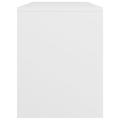 vidaXL Stołek do toaletki, biały, 70x35x45 cm, materiał drewnopochodny