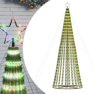 vidaXL Choinka LED 688 LED Kolorowa 300 cm