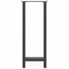 vidaXL Nogi do stołu barowego Antracyt 2 szt. 40x(100-101) cm Stal