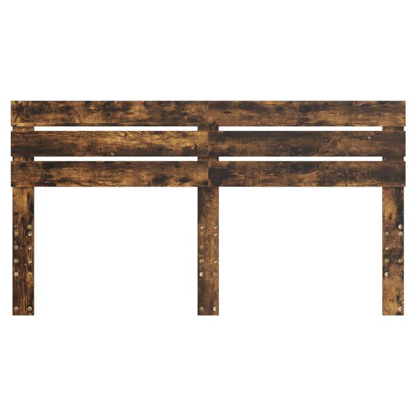 vidaXL Zagł&oacute;wek Dąb wędzony 200 cm Materiał drewnopochodny