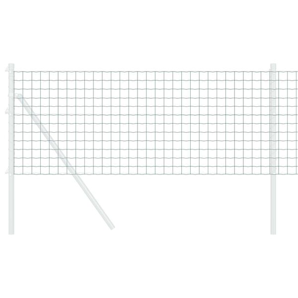 vidaXL Ogrodzenie Euro Zielony 0.8 x 25 m Żelazo pokryte PVC