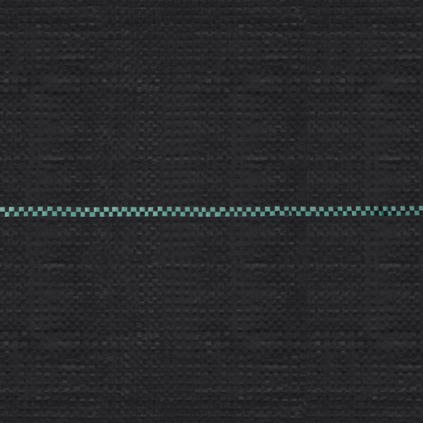 vidaXL Agrotkanina przeciw chwastom, czarna matowa, 1x10 m, PP