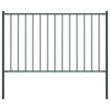 vidaXL Panel ogrodzeniowy Woerden ze słupkami stalowymi 1,7x0,75 m antracyt