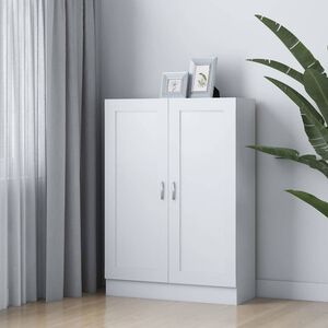 vidaXL Szafka, biała, 82,5x30,5x115 cm, materiał drewnopochodny