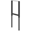 vidaXL Regulowane ramy stołu roboczego, 2 szt., metal, 55x(69-95,5) cm