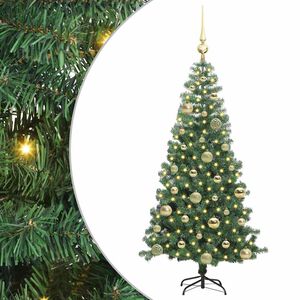 vidaXL Choinka Zielony 120 cm PVC